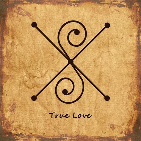 Pagan love symbol